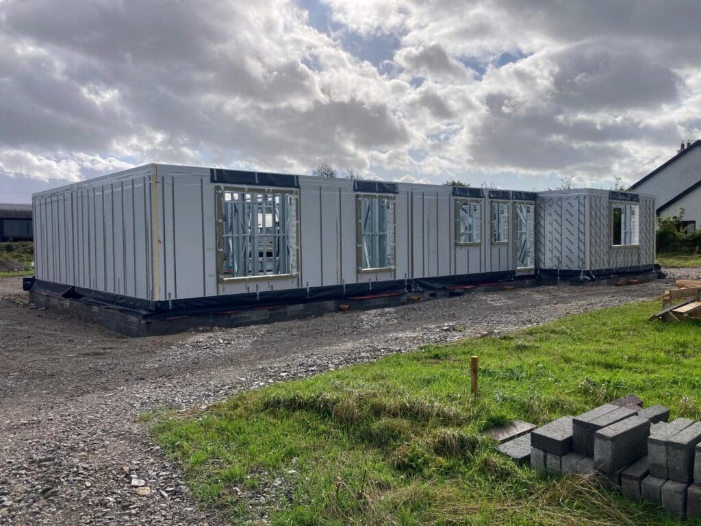 PIR insulated bungalow built in Ireland using Shanette Steel Frames structure
